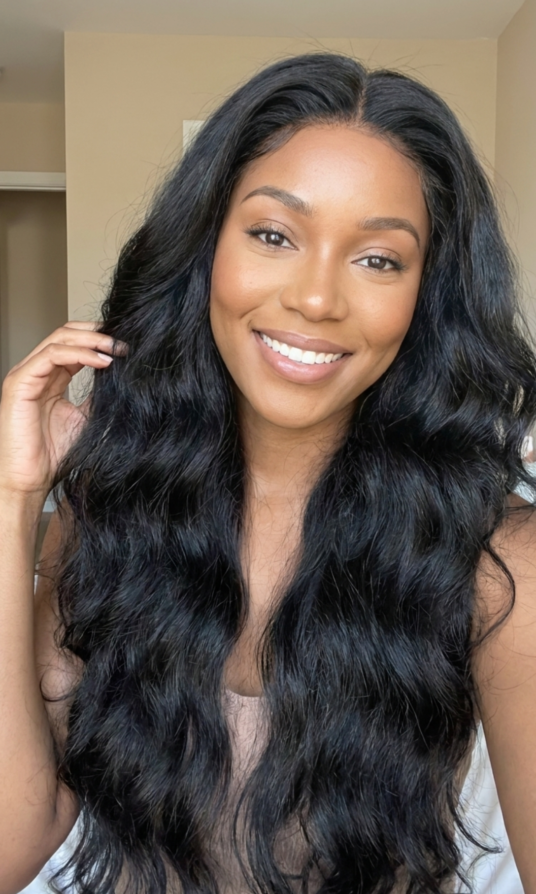 Peluca Front Lace Cabello Natural 70cm